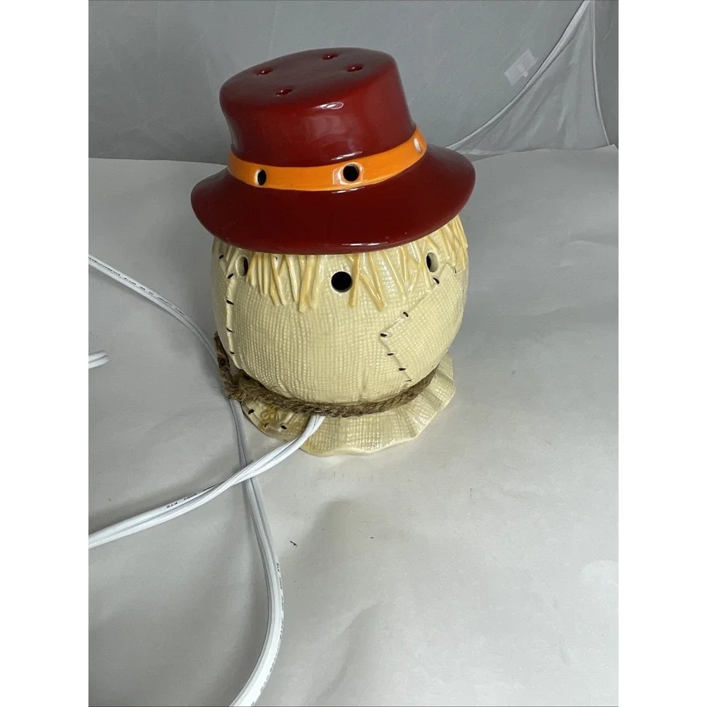 Scentsy Scarecrow Premium Warmer Full Size Retired Fall‎ Halloween Thanksgiving